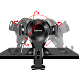 Suport auto Baseus Osculum (Suyl-XP01), Gravity Prindere pentru Bord, Parbriz, 360A° Rotativ, Ventuza Clema, negru