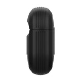 Husa casti pentru AirPods 3, Techsuit Carbon Silicone, gri