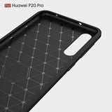 Husa pentru Huawei P20 Pro, Techsuit Carbon Silicone, negru