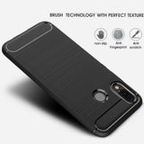 Husa pentru Huawei P20 Lite, Techsuit Carbon Silicone, negru