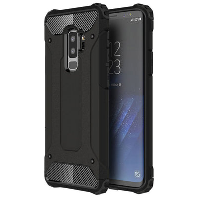 Husa pentru Samsung Galaxy S9 Plus, Techsuit Hybrid Armor, negru