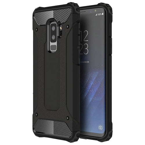 Husa pentru Samsung Galaxy S9 Plus, Techsuit Hybrid Armor, negru