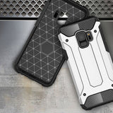 Husa pentru Samsung Galaxy S9, Techsuit Hybrid Armor, negru