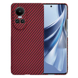 Husa pentru OPPO Reno10, Techsuit Carbonite FiberShell, cyan