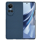 Husa pentru OPPO Reno10, Techsuit Carbonite FiberShell, cyan