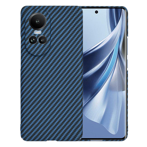 Husa pentru OPPO Reno10, Techsuit Carbonite FiberShell, cyan