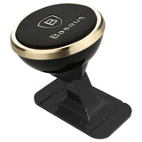 Suport auto Baseus 360° Degree (SUCX140015), Prindere magnetica pentru Bord, Parbriz, auriu
