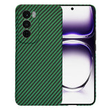Husa pentru OPPO Reno12, Techsuit Carbonite FiberShell, cyan