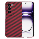 Husa pentru OPPO Reno12, Techsuit Carbonite FiberShell, cyan