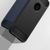Husa pentru iPhone 7, Techsuit Carbon Silicone, albastru