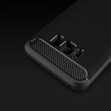 Husa pentru Samsung Galaxy S8, Techsuit Carbon Silicone, negru