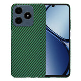 Husa pentru Realme C63, Techsuit Carbonite FiberShell, cyan