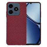Husa pentru Realme C63, Techsuit Carbonite FiberShell, cyan