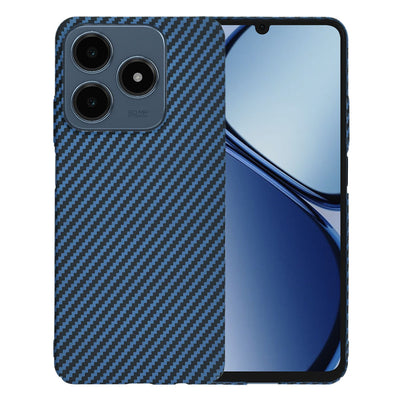 Husa pentru Realme C63, Techsuit Carbonite FiberShell, cyan