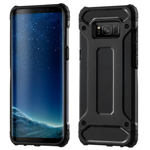Husa pentru Samsung Galaxy S8 Plus, Techsuit Hybrid Armor, negru