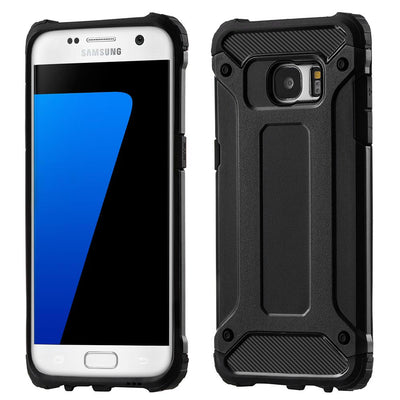 Husa pentru Samsung Galaxy S7 Edge, Techsuit Hybrid Armor, negru