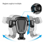 Suport auto Baseus Gravity (Suyl-01), Gravity Grip pentru Grila ventilatie, negru