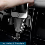 Suport auto Baseus Gravity (Suyl-01), Gravity Grip pentru Grila ventilatie, negru