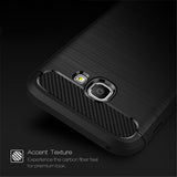 Husa pentru Samsung Galaxy A5 2017, Techsuit Carbon Silicone, negru
