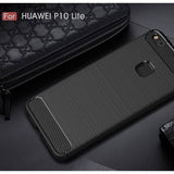 Husa pentru Huawei P10 Lite, Techsuit Carbon Silicone, negru