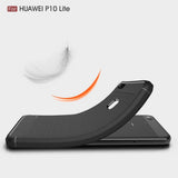 Husa pentru Huawei P10 Lite, Techsuit Carbon Silicone, negru