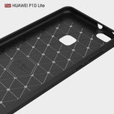 Husa pentru Huawei P10 Lite, Techsuit Carbon Silicone, negru