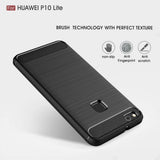 Husa pentru Huawei P10 Lite, Techsuit Carbon Silicone, negru