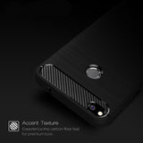Husa pentru Huawei P9 Lite 2017, P8 Lite 2017, Techsuit Carbon Silicone, negru