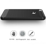 Husa pentru Huawei P9 Lite 2017, P8 Lite 2017, Techsuit Carbon Silicone, negru