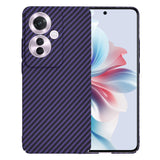 Husa pentru OPPO Reno11 F, Techsuit Carbonite FiberShell, cyan