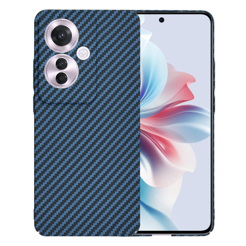 Husa pentru OPPO Reno11 F, Techsuit Carbonite FiberShell, cyan
