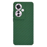 Husa pentru OPPO Reno11 F, Techsuit Carbonite FiberShell, cyan
