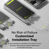 Folie de protectie pentru iPhone 15, Ringke Easy Slide Tempered Glass (2 pack)