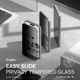 Folie de protectie pentru iPhone 16 Pro, Ringke Easy Slide Tempered Glass (2 pack)