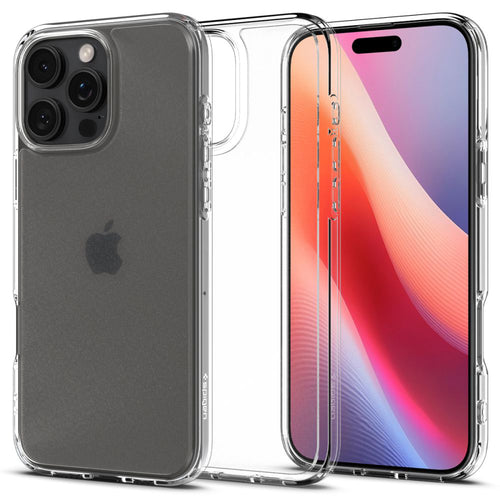 Husa pentru iPhone 16 Pro Max, Spigen Ultra Hybrid (ACS07993), transparenta;mata