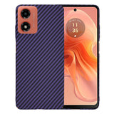 Husa pentru Motorola Moto G04, Techsuit Carbonite FiberShell, cyan