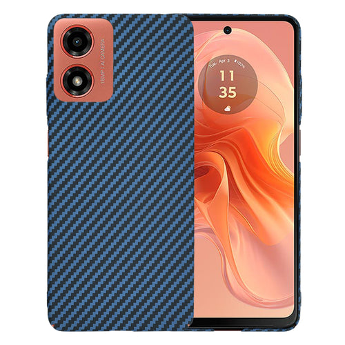 Husa pentru Motorola Moto G04, Techsuit Carbonite FiberShell, cyan