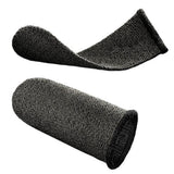 Hoco (2 pack) Mobile Gaming Finger Sleeve Phantom (GM4), pentru Peaceful Elite, King of Glory, Call of Duty, Black / Argintiu
