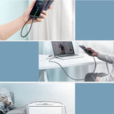 Cablu UGREEN de date US287 (60123), USB to Type-C, 3A, 18W, 2m, alb