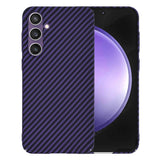 Husa pentru Samsung Galaxy S23 FE, Techsuit Carbonite FiberShell, cyan