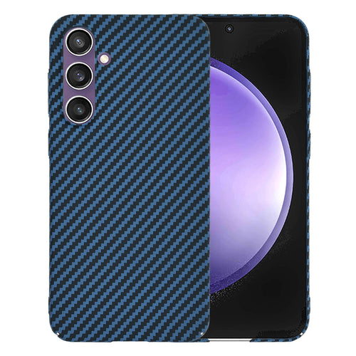 Husa pentru Samsung Galaxy S23 FE, Techsuit Carbonite FiberShell, cyan