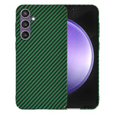 Husa pentru Samsung Galaxy S23 FE, Techsuit Carbonite FiberShell, cyan