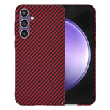 Husa pentru Samsung Galaxy S23 FE, Techsuit Carbonite FiberShell, cyan