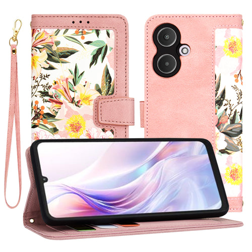 Husa pentru Xiaomi Redmi 13C 5G, Techsuit FlipCraft, roz