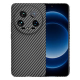 Husa pentru Xiaomi 14 Ultra, Techsuit Carbonite FiberShell, cyan