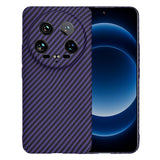 Husa pentru Xiaomi 14 Ultra, Techsuit Carbonite FiberShell, cyan