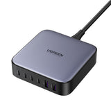 Statie de incarcare UGREEN CD271 (40914), Desktop Charger GaN 4x Type-C, 2x USB, 200W, gri