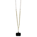 Husa pentru iPhone 16, Guess Leather Metal Logo Strass Crossbody (GUHCP16SP4TDSCPB), albastru