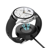 Incarcator wireless Techsuit SmartWatch Wireless Cablu de incarcare (TXC6), pentru Xiaomi Watch S1 Pro, USB, 4W cu Suport de birou, negru
