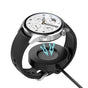 Incarcator wireless Techsuit SmartWatch Wireless Cablu de incarcare (TXC6), pentru Xiaomi Watch S1 Pro, USB, 4W cu Suport de birou, negru